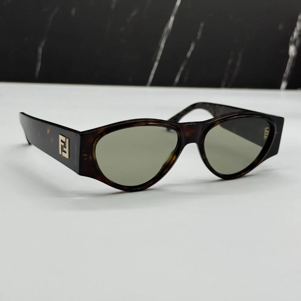 NEW FENDI FE40158I 52E HAVANA SUNGLASSES WOMEN FENDI - Picture 4 of 9
